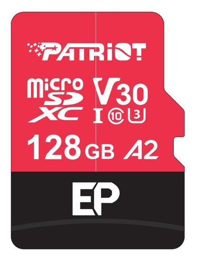 Patriot Ep Pro A2 Micro Sdxc 128GB 90/80MB/S V30 U3 CLASS10 — image 1