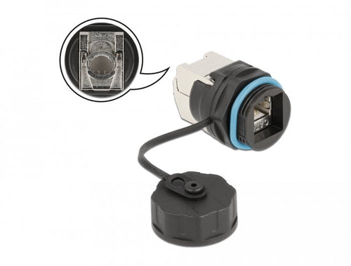 Delock 86699 Connector RJ45 CAT.6A Lsa Black — image 1