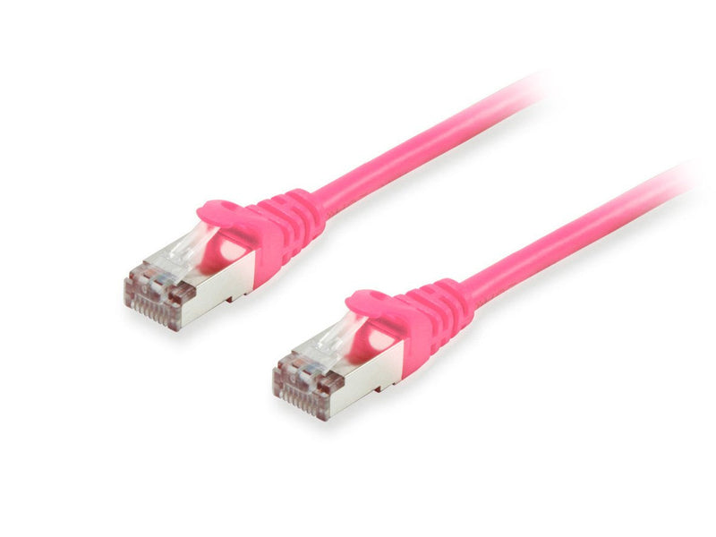 Equip Network Cable CAT.6A S FTP 2x RJ45 1.50M Pink Lszh