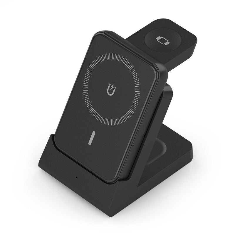Aisens Charger Wireless USB-C 4 1 15W Mobile Phone Apple Watch, Headphones With Case Charging Black
