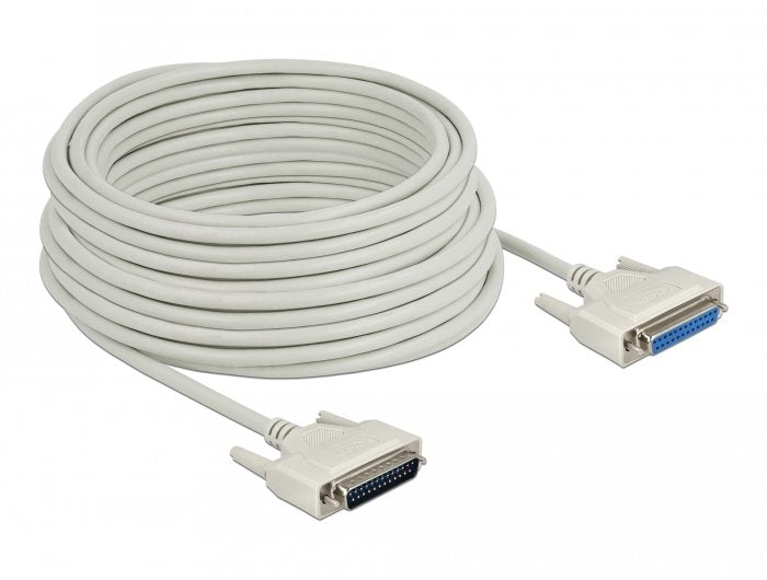 Delock Serielles Cable D-sub 25 Connector Male a Female 20M
