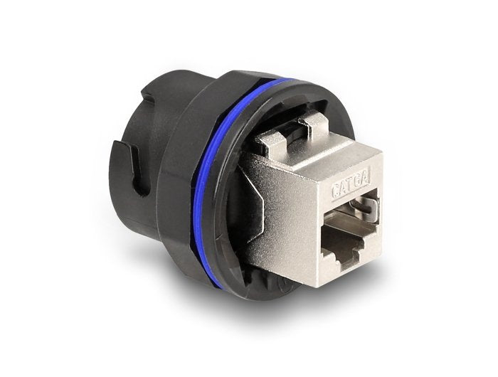 Delock 67048 Connector Recessed RJ45 CAT.6A Black