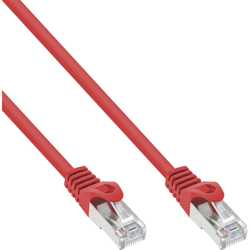 Inline Network Cable Sf/UTP CAT.5E Red 50M