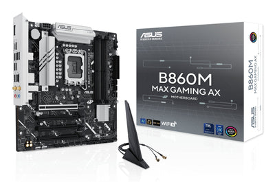 ASUS Motherboard B860M Max. Gaming Ax Intel B860 Lga 1851 Socket V1) microATX — image 1