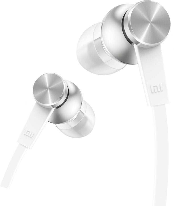 Xiaomi Headphones Intrauditivos Mi In Ear Basic With Microphone Jack 3.5 Plateados