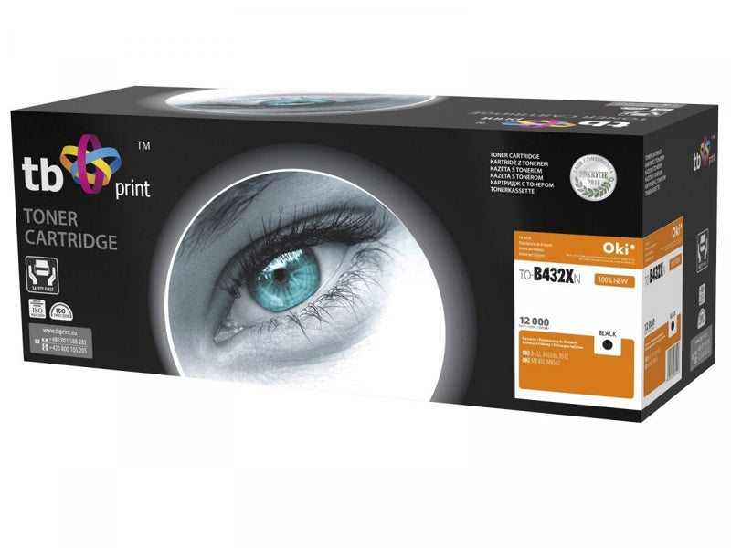 Toner Oki B432 TO-B432XN Bk 100 New
