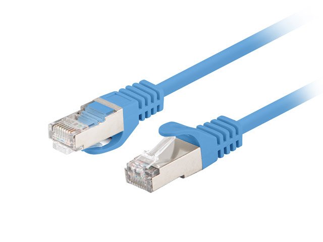 Lanberg Network Cable CAT.6 FTP 1M Blue 10-PACK