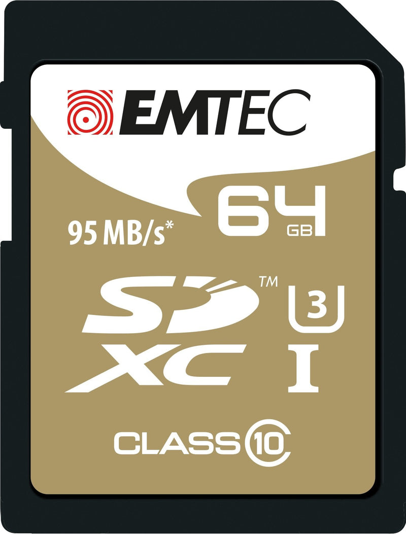 Emtec SD Card 64GB Sdxc (CLASS10) Speedin + Kartenblister