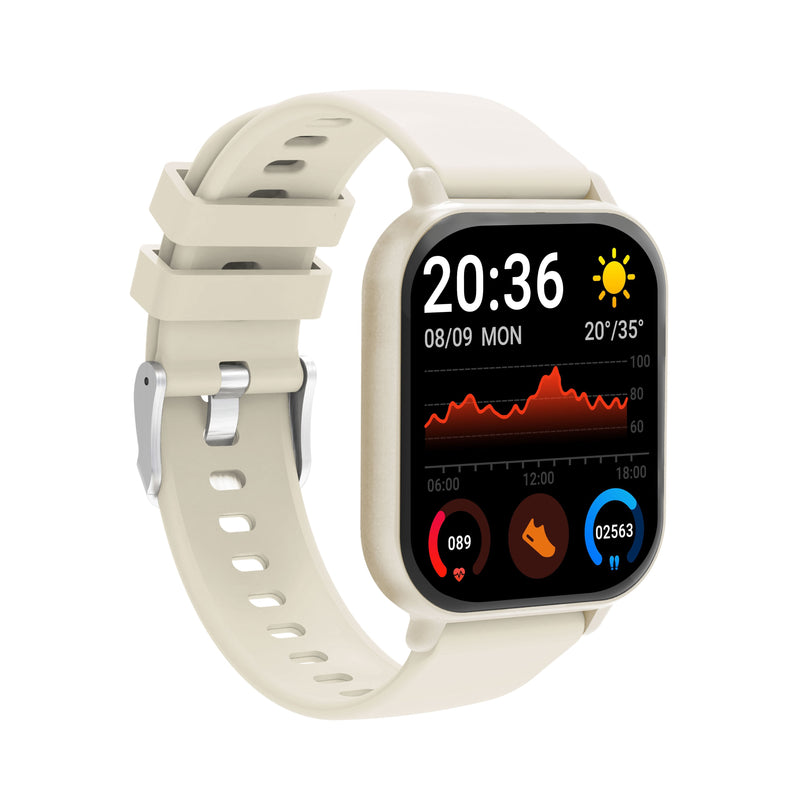 Denver Smartwatch Bluetooth With Frequency Cardiaca And Presion Arterial White