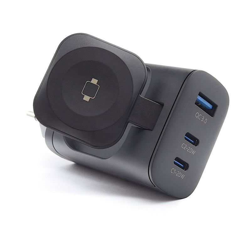 Realpower PC-43 Watch 43 Watt CARGADOR,2X Type-C,1x USB-A