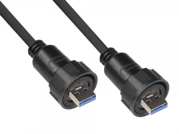 Good Connections Industrial Connector Male S4 -usb 3.0A-A 1M Cable
