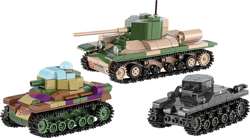 Cobi Renault R35 - Valentine Ix - Panzer I, Toy Construcción Escala 1:48 Cobi-2740