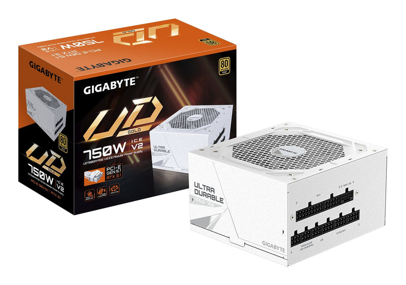 Gigabyte Power Supply Power GP-UD750GM PG5 Ice 750W 80 + Gold