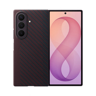 Samsung Case With Magnet Carbono Oficial Galaxy Z FOLD8 Ultra Violet — image 1