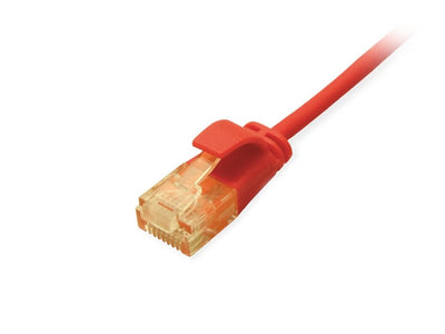 Equip Network Cable CAT.6A Slim U UTP 2x RJ45 0.15M Rojolszh — image 1