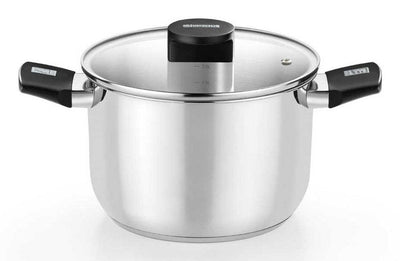 Pot Elite Inox M240222 22CM 5L Steel Inoxidable Apta Inducción — image 1