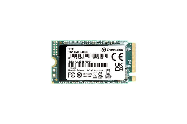 Transcend SSD MTE400S 1TB, SSD (pcie 3.0 X4, NVMe, M.2 2242) TS1TMTE400S