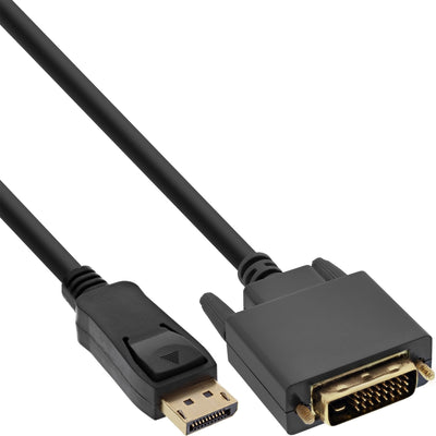 Inline Cable DisplayPort a DVI Black 0,3M — image 1