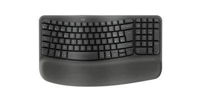 Logitech Keyboard Spanish Wave Keys Bluetooth Black 920-012296 — image 1