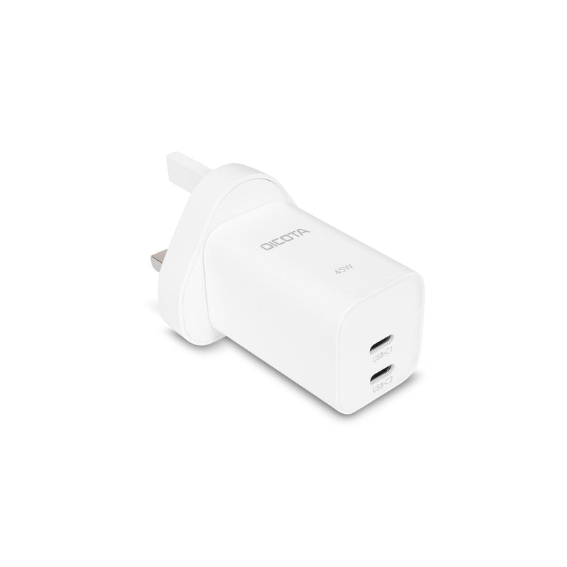 Dicota N 2-PORT GaN Wall Charger (45W) Uk White
