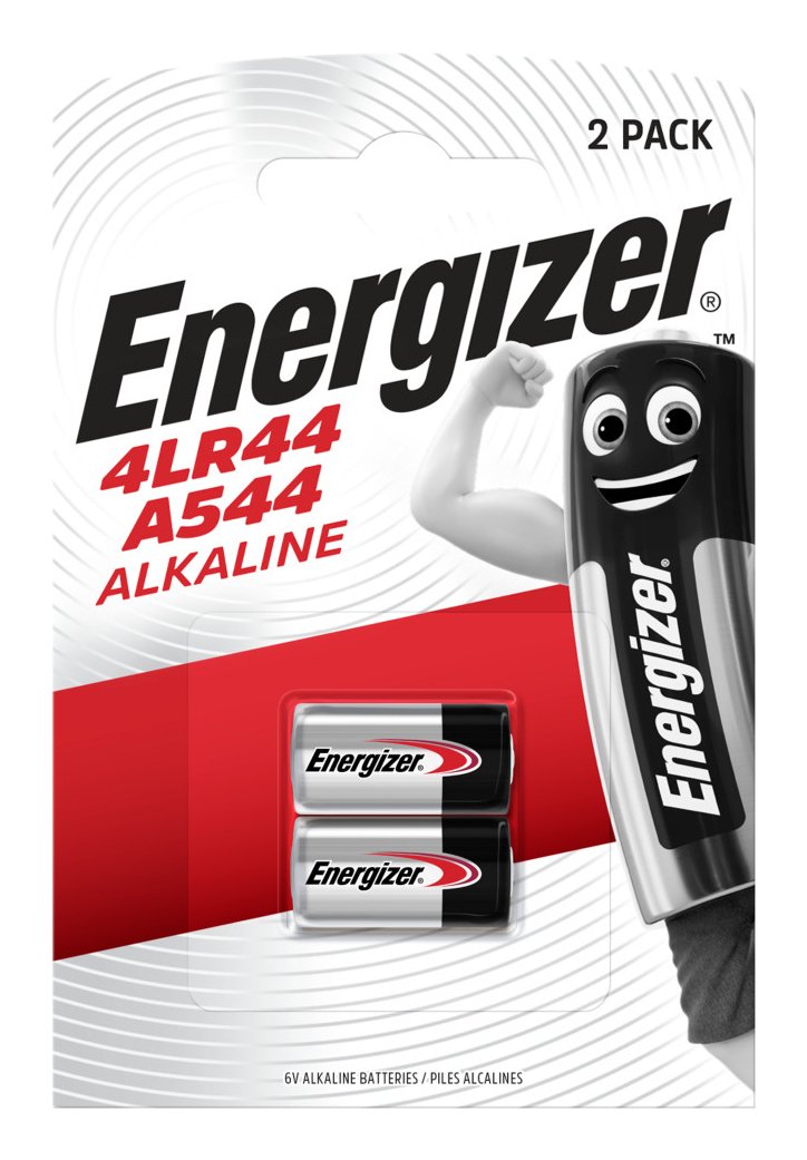 Energizer Battery Alcalina 4LR44 A544 6V BLISTER*2