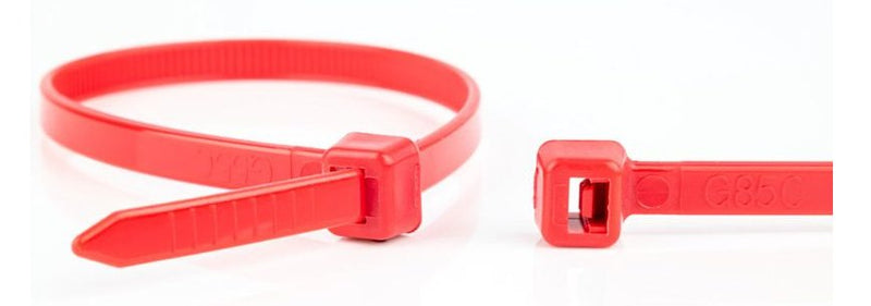 Wkk Sujeción Cables Kunmmoff ROJO200X3,6MM 100M.