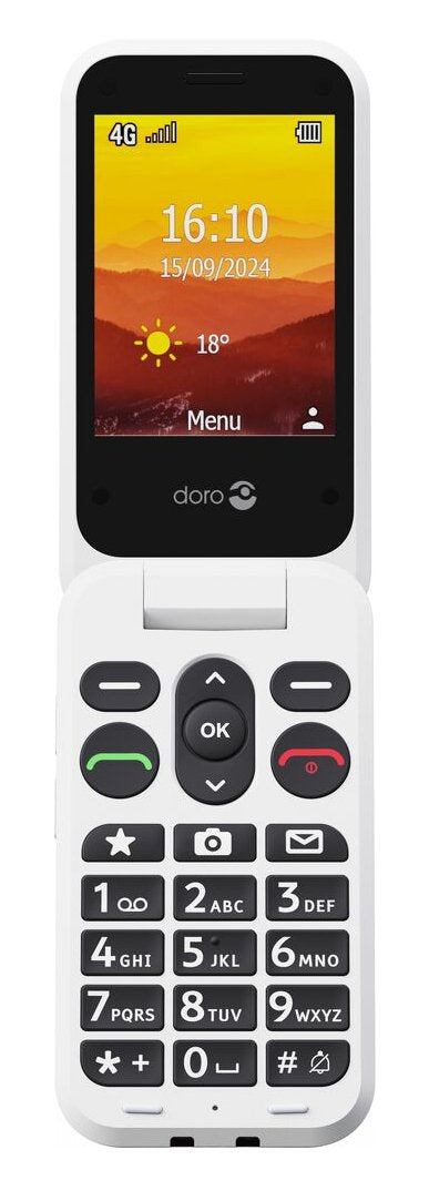 Doro Phone Mobile Phone Leva L20 2.8 4G Red White