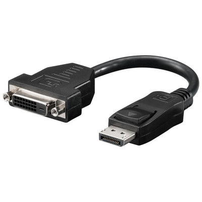 Goobay Adapter DisplayPort - DVI-d Cable 1.2, 0,20M Black — image 1