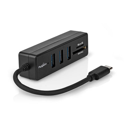 Nedis USB Hub 1x Usb-c™ 3x USB a Connector Female - 5-PORT Port(s), USB 3.2 Gen 1, Power Eléctrica Über Usb, 5 — image 1