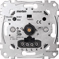 Merten MEG5134-0000 Universal-drehdimmer-inserto LED Lámparas
