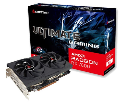 Biostar Graphics Card VGA PCIE16 RX7600 8GB GDDR6/VA76S6RM81 — image 1