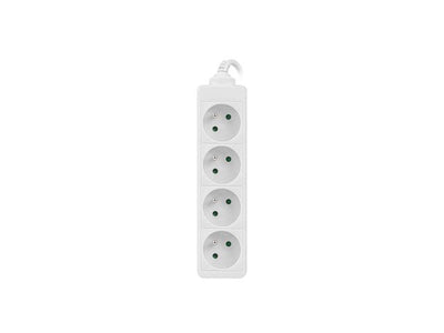 Lanberg PS0-04E-0150-W Base Múltiple 1,5M 4 Salidas AC Indoor White — image 1
