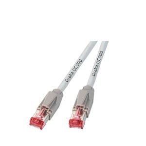 Efb RJ45 Network Cable CAT.6A S FTP Lszh Draka UC900 TM21 Grey 3M — image 1