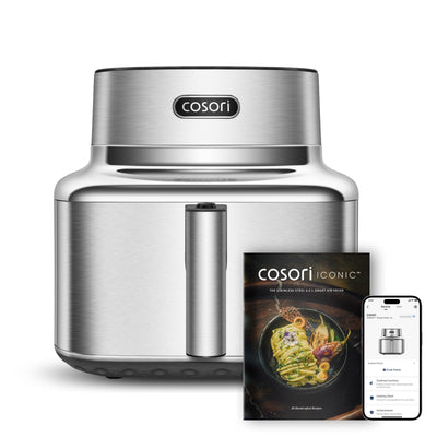 Cosori Airfryer Iconic 6,2L Stainless Steel CAF-SE601S-CEU CAFSE601SCEU (CAF-SE601S-CEU) — image 1