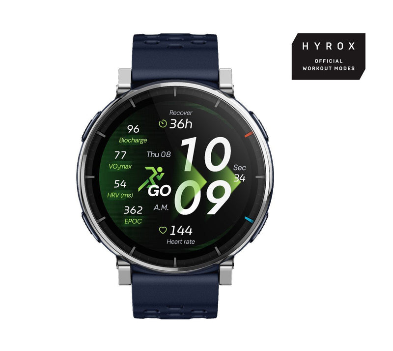 Amazfit Smartwatch Active 3 Premium Dark Blue Hyrox-modus