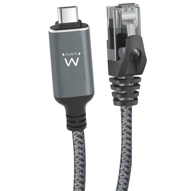 Ewent USB Cable -c 3.1A RJ45 CAT.6 FTP, 1Gbps, 1M