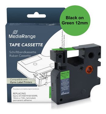 Mediarange Tape Labeller Dymo D1/45019/S0720590 12MMX7M Sw — image 1