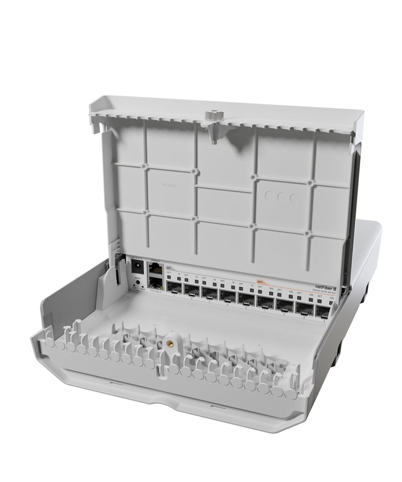 MikroTik CRS310-1G-5S-4S + Out Cloud Router Switch Netfiber 9, 1X Ge, 5X Sfp, 4X Sfp +, Routeros L5