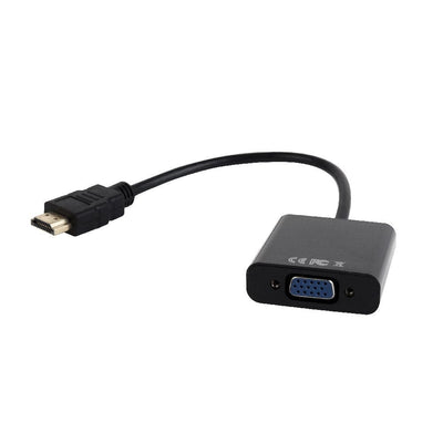 Gembird Converter HDMI a Svga With Audio M/H Black 0.15M A-HDMI-VGA-03 — image 1
