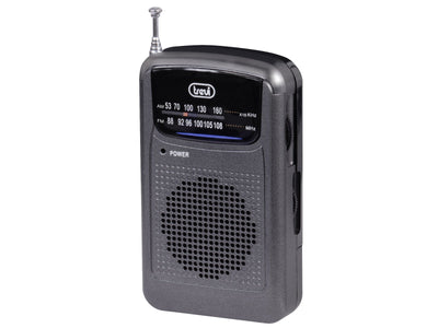 Trevi Radio Bolsillo Ra 710 Gmg Mini Portable Am/Fm Radio Metal Gun — image 1