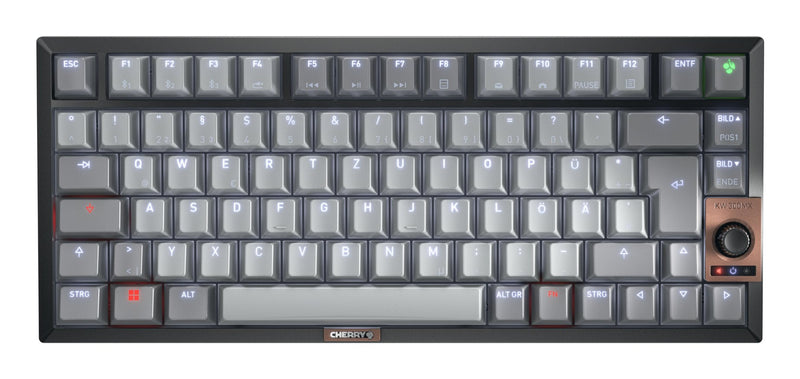 Cherry Keyboard Wireless Mx 2A Silent Red Lt Black