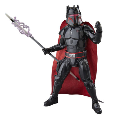 Hasbro Figure Star Wars The Mandalorian The Black Series Moft Gideon (dark Trooper Armor) — image 1