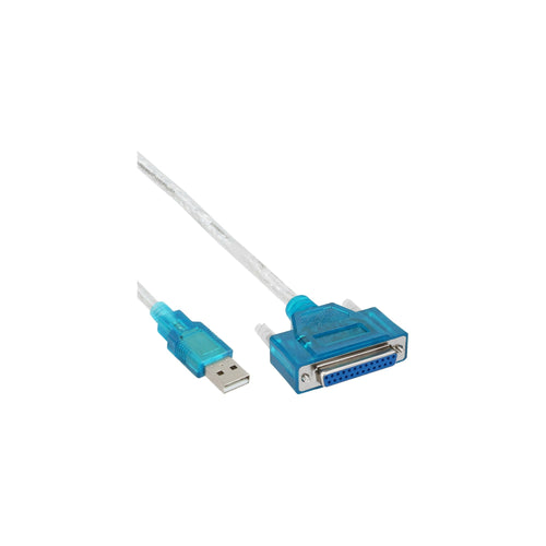 Inline Cable Printer USB USB Type a Male a DB25 Female 1,8M — image 1