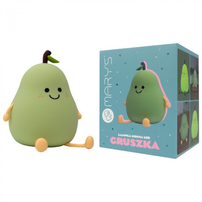 Lamp Night LED Rechargeable Model Pera Green