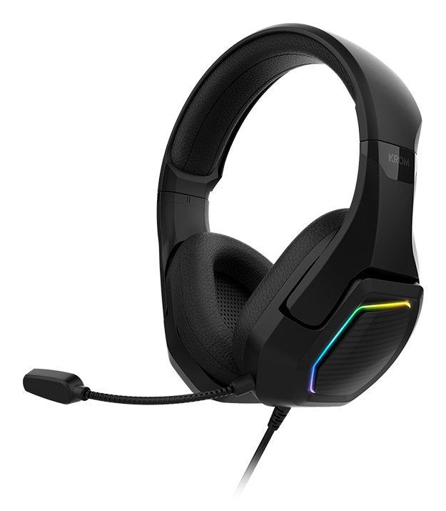 Headphones Krom Kopa Gaming 7.1 Virtual Black