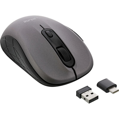 Inline Mouse 3 1, Bluetooth + 2X 2,4GHZ, 5 Buttons Óptico, Grey/Black — image 1