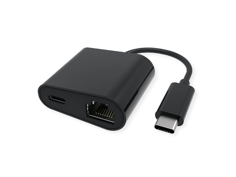 Value USB 3.2 Gen 2 Type-c a Gigabit Ethernet Convertidor + 1X Pd Port, 100W