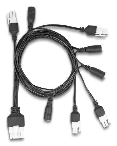 Delock Cable Mini-fit 4,2MM 10 Pin Connector Male a 4 X DC 5,5 X 2,5MM Connector Female And 4 X Mini-fit 4,2MM