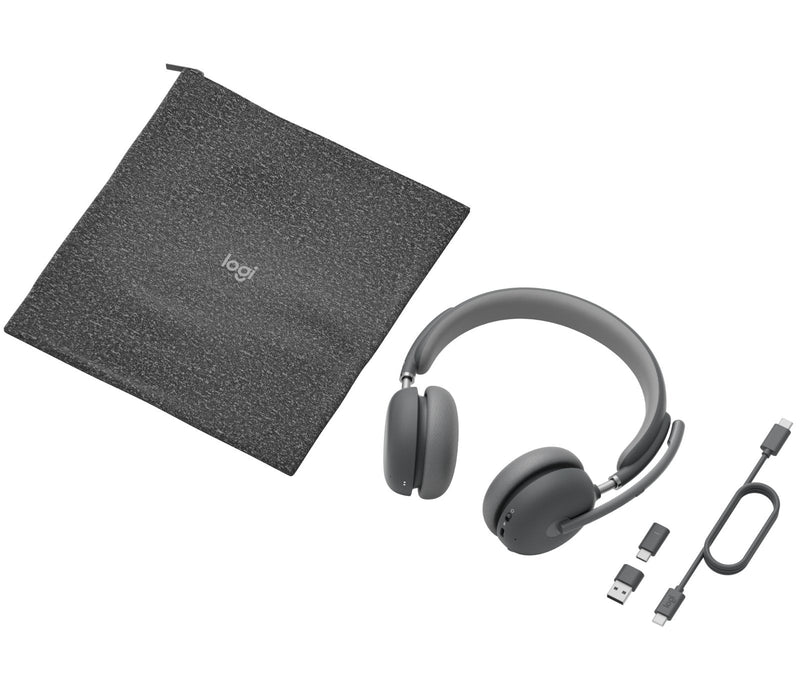 Logitech Headphone Zone Wireless 2 Uc Oreja Bluetooth Wireless Cancelación Sound Activo USB-C a Través Adapter