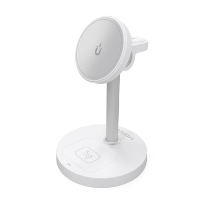 Aisens Charger Wireless USB-C 3 1 15W Mobile Phone Apple Watch, Headphones With Case Charging White — image 1